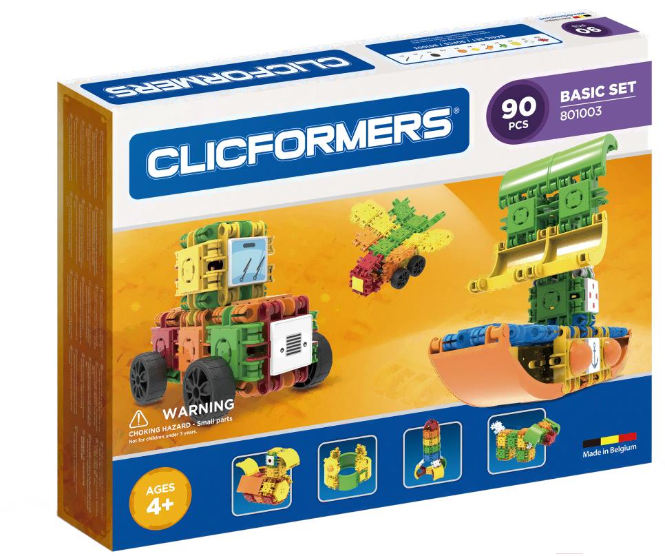 

Конструктор Clicformers Basic Set / 801003 (90эл), Basic Set 90эл