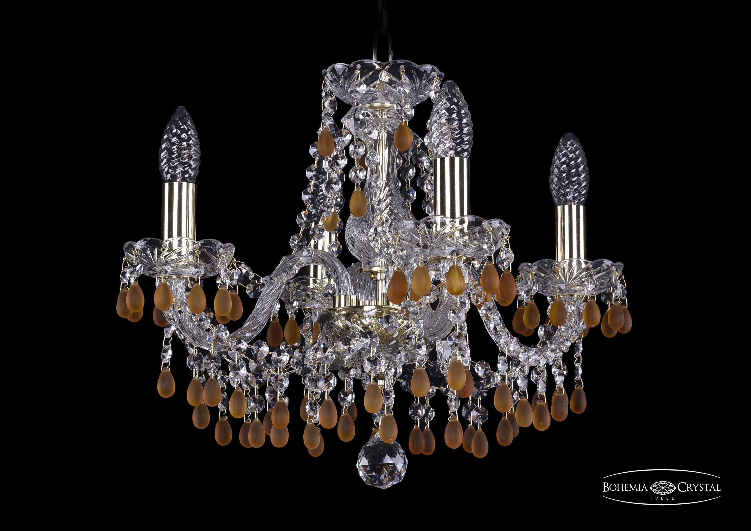 

Подвесная люстра Bohemia Ivele Crystal 1410/4/141/G/V1003