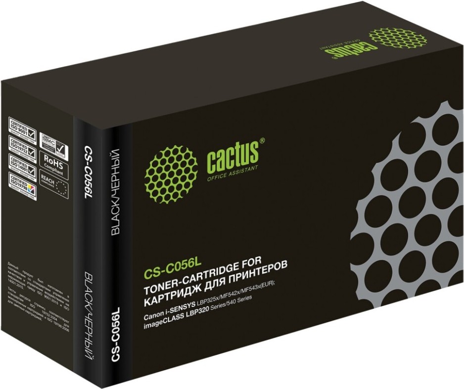 

Картридж Cactus 056 L черный (CS-C056L), Картридж лазерный Cactus 056 L черный (CS-C056L)