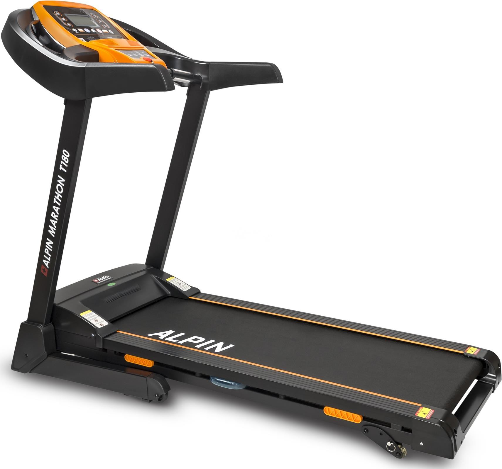 

Электрическая беговая дорожка Alpin Marathon [T-180], Беговая дорожка Alpin Marathon T-180 Black/Orange