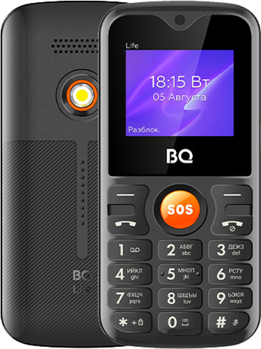 

Мобильный телефон BQ Life BQ-1853 Black/Orange