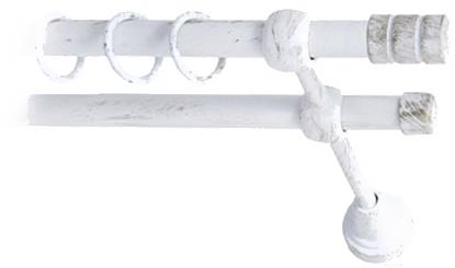 

Карниз Lm Decor Цилиндр 088 2р гладкий 1.8м белое золото, Цилиндр 088 2р гладкий 16мм 1.8м
