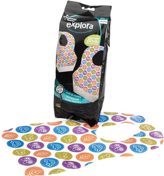 

Нагрудник Tommee Tippee одноразовый 20шт. (46352571)