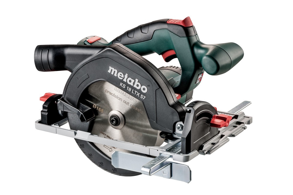 

Циркулярная пила Metabo KS 18 LTX 57 [T03480], Дисковая (циркулярная) пила Metabo KS 18 LTX 57 (с 1-м АКБ 3.5 Ah)