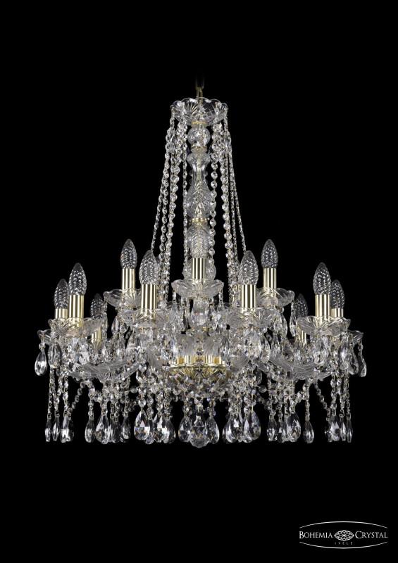 

Подвесная люстра Bohemia Ivele Crystal 1413/10+5/220/h-71/G