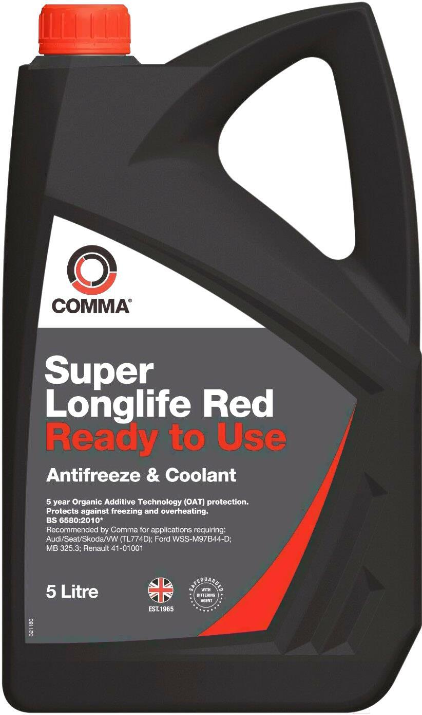 

Антифриз Comma Super Longlife 5л красный (SLC5L)
