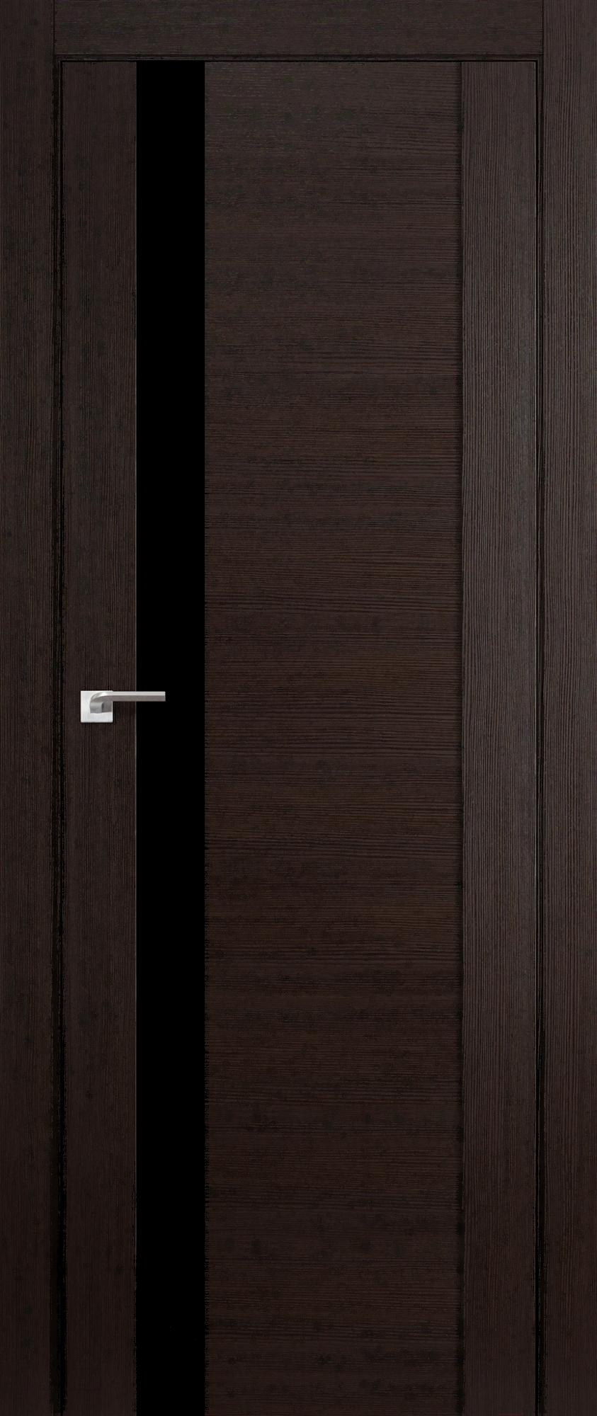 

Межкомнатная дверь ProfilDoors 62X 60x200 венге мелинга/лакобель черный, 62X 60x200