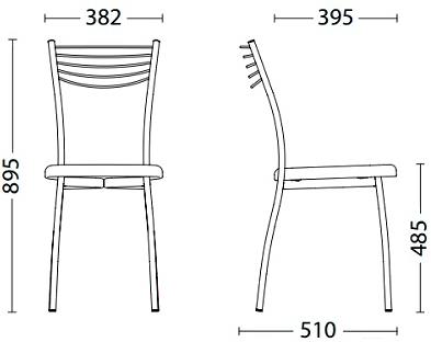 

Стул Nowy Styl Viola Chrome (V-2), Viola Chrome (V-2)