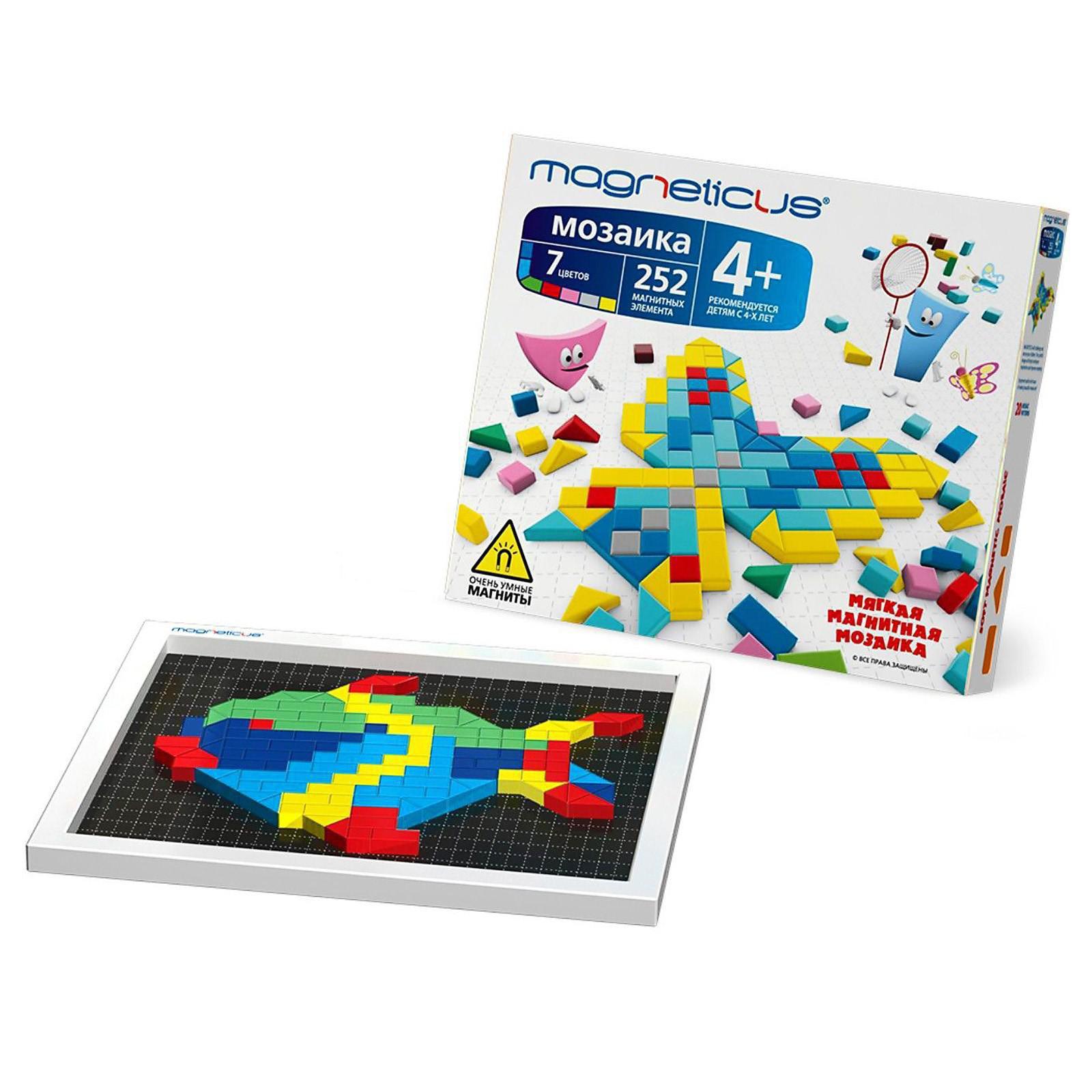 

Игрушка MAGNETICUS Мозаика 252 элемента/7 цветов/20 этюдов [MM-0250], Игрушка MAGNETICUS Мозаика 252 элемента/7 цветов/20 этюдов MM-0250