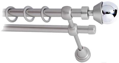 

Карниз Lm Decor Мельба 041 2р гладкий 1.8м сатин, Мельба 041 2р гладкий16мм 1.8м