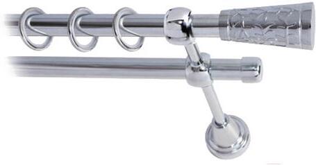 

Карниз Lm Decor Византия 066 2р гладкий 25/16мм 3.2м хром