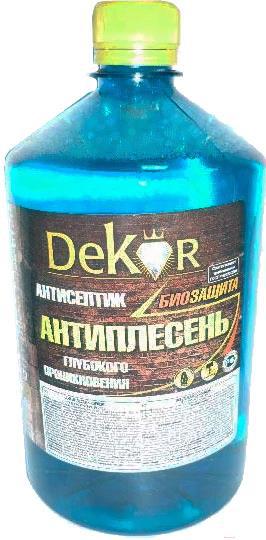 

Антисептик для древесины Dekor Антиплесень 1л