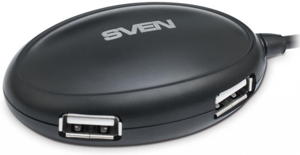 

USB-хаб SVEN HB-401 Black, USB хаб т.м. Sven HB-401 Black USB 2.0