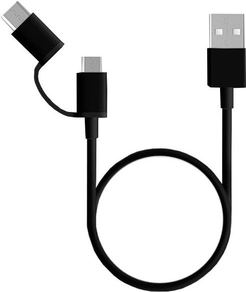 

Кабель для компьютера Xiaomi ZMI AL501 2in1 USB - Type-C/MicroUSB 100cm Black [ZMKAL501CNBK], ZMI AL501 2in1 USB - Type-C/MicroUSB 100cm
