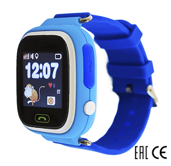 

Умные часы Smart Baby Watch Q80 голубой, Q80