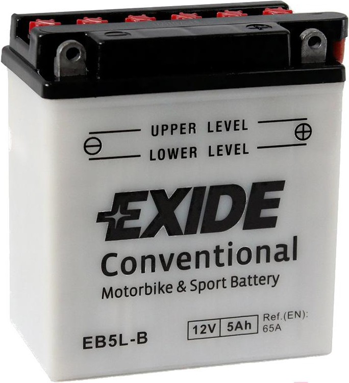 

Мотоциклетный аккумулятор Exide EB5L-B (5 А ч), Аккумулятор Exide Conventional EB5L-B 5А/ч