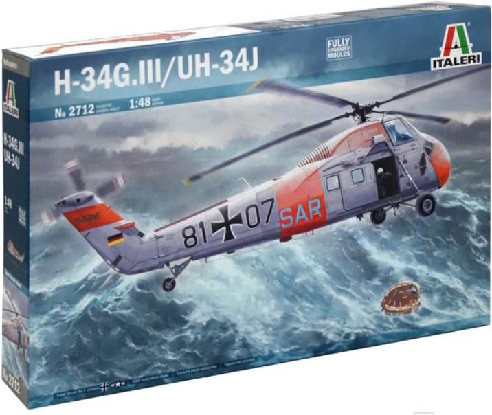 

Сборная модель Italeri Американский транспортный вертолет H-34G.III/UH-34J [2712], Сборная модель Italeri Американский транспортный вертолет H-34G.III/UH-34J 2712