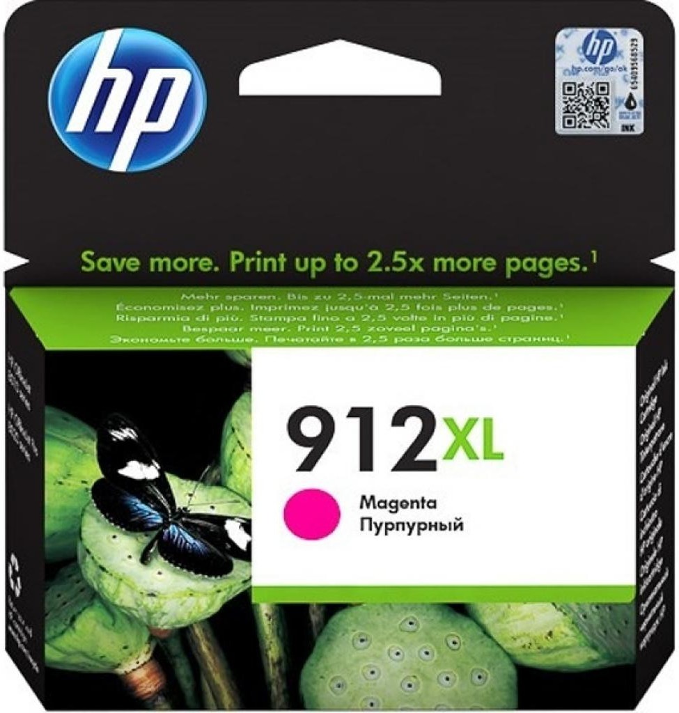 

Струйный картридж HP 912 для OfficeJet 801x/802x пурпурный [3YL82AE], Картридж HP 912XL 3YL82AE