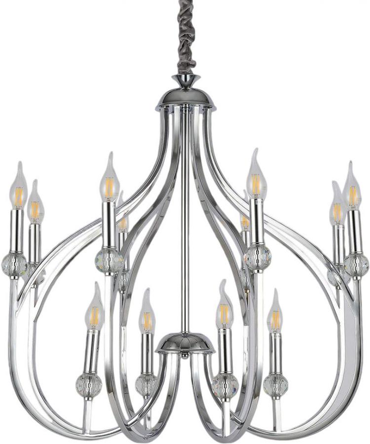 

Подвесная люстра Lumina Deco LDP 1250-12 CHR