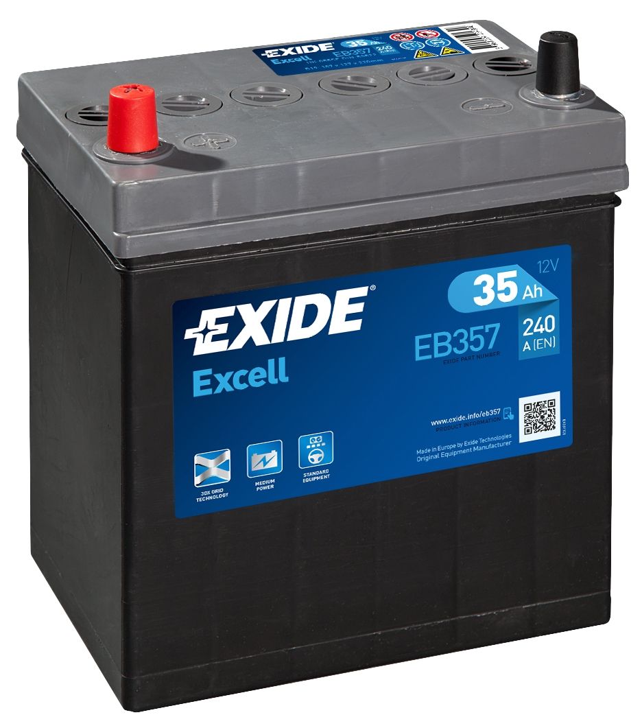 

Аккумулятор Exide Excell EB357 35 А/ч, Excell EB357 35 А/ч