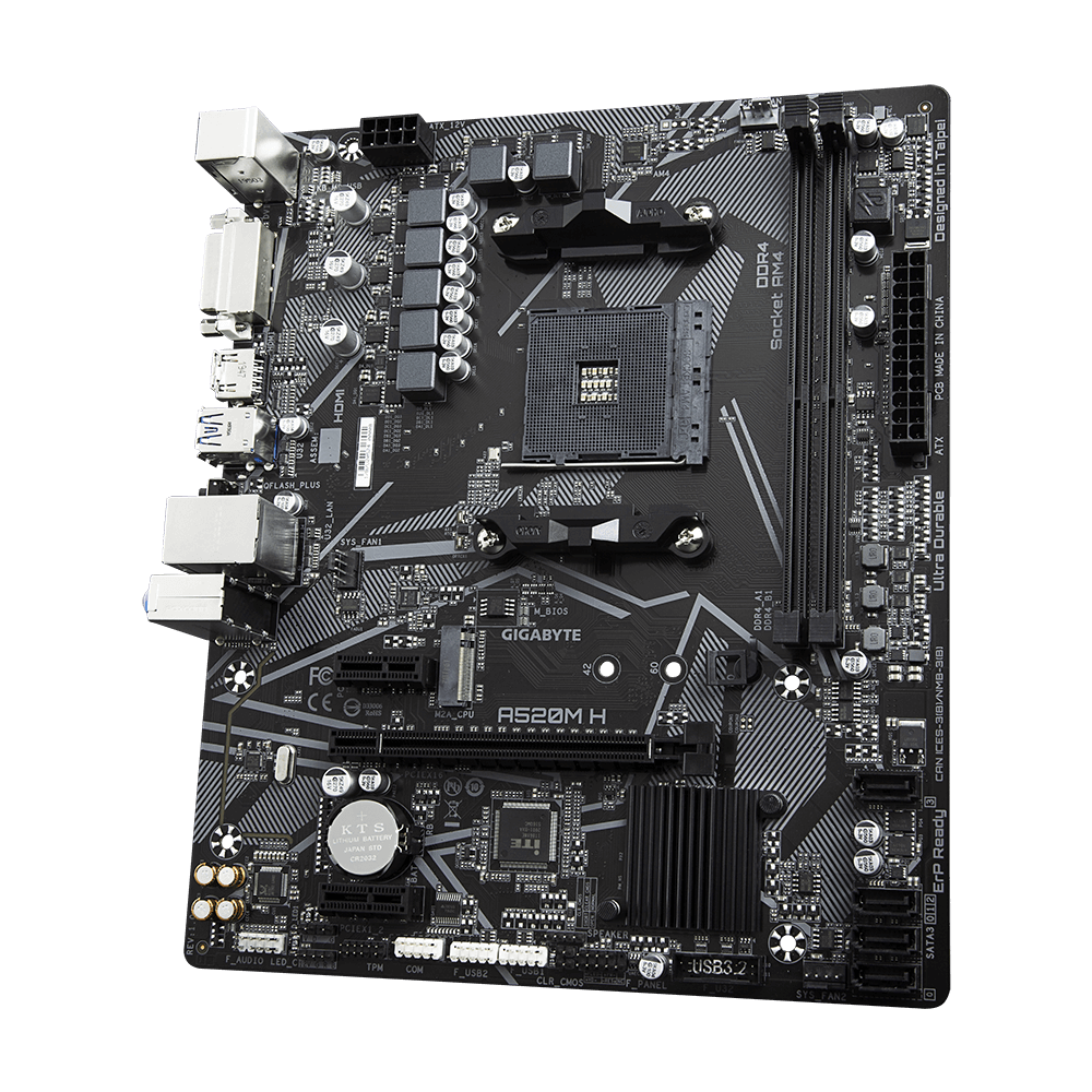 

Материнская плата Gigabyte A520M H (rev. 1.0)