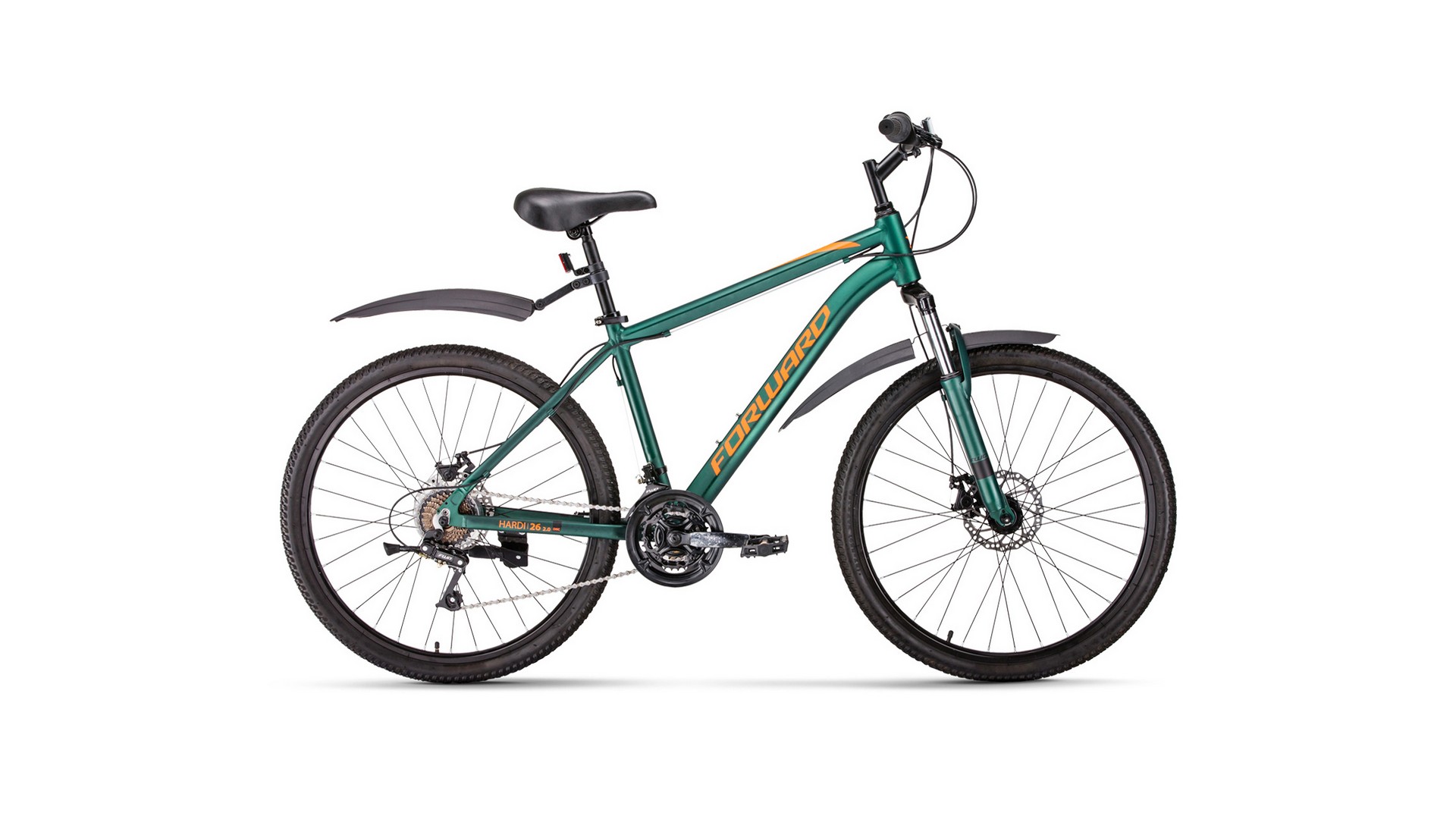

Велосипед Forward Hardi 26'' 2.0 Disc рама 17 дюймов 2020 зеленый матовый [RBKW0M66Q011], Hardi 26 2.0 Disc 2020 17 дюймов