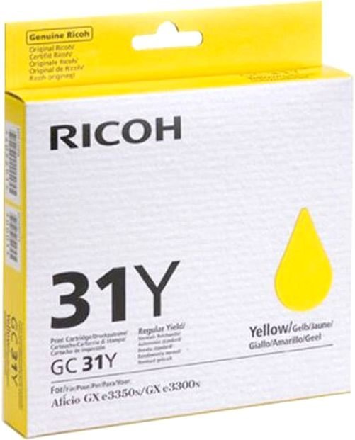 

Картридж для принтера и МФУ Ricoh GC 31Y, GC 31Y