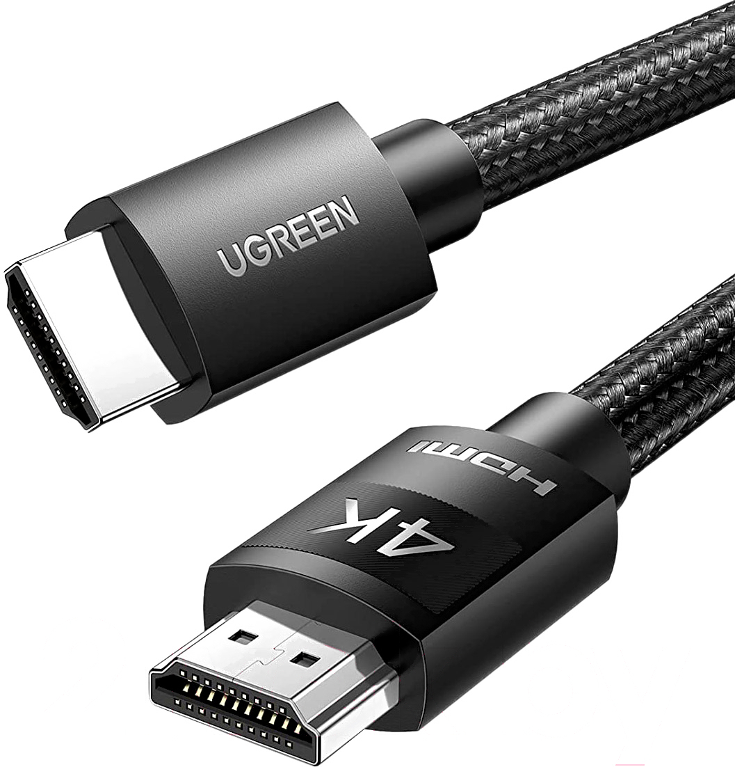 

UGREEN 4K HDMI Cable Male to Male Braided 1m HD119 (Black) 30999