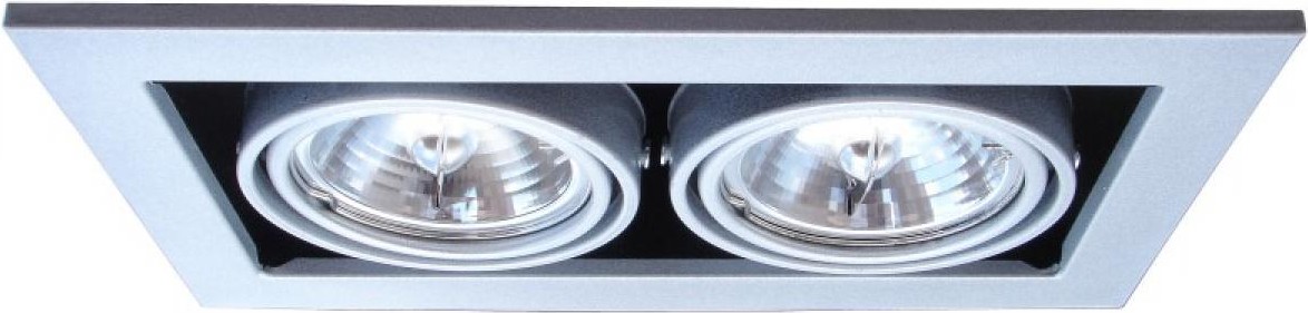 

Встраиваемый светильник ARTE Lamp A5930PL-2SI, Встраиваемый точечный светильник Arte Lamp A5930PL-2SI