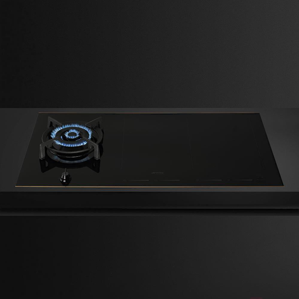

Варочная панель Smeg PM6912WLDR, Варочная панель Smeg PM6912WLDR Black