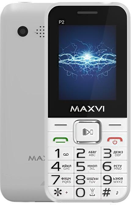 

Мобильный телефон Maxvi P2 White