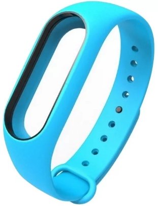 

Ремешок Xiaomi для Mi Band 2 (голубой), Для Mi Band 2