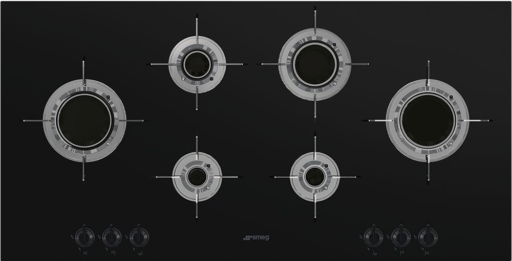 

Варочная панель Smeg PVL6106CN, Варочная панель Smeg PVL6106CN Black