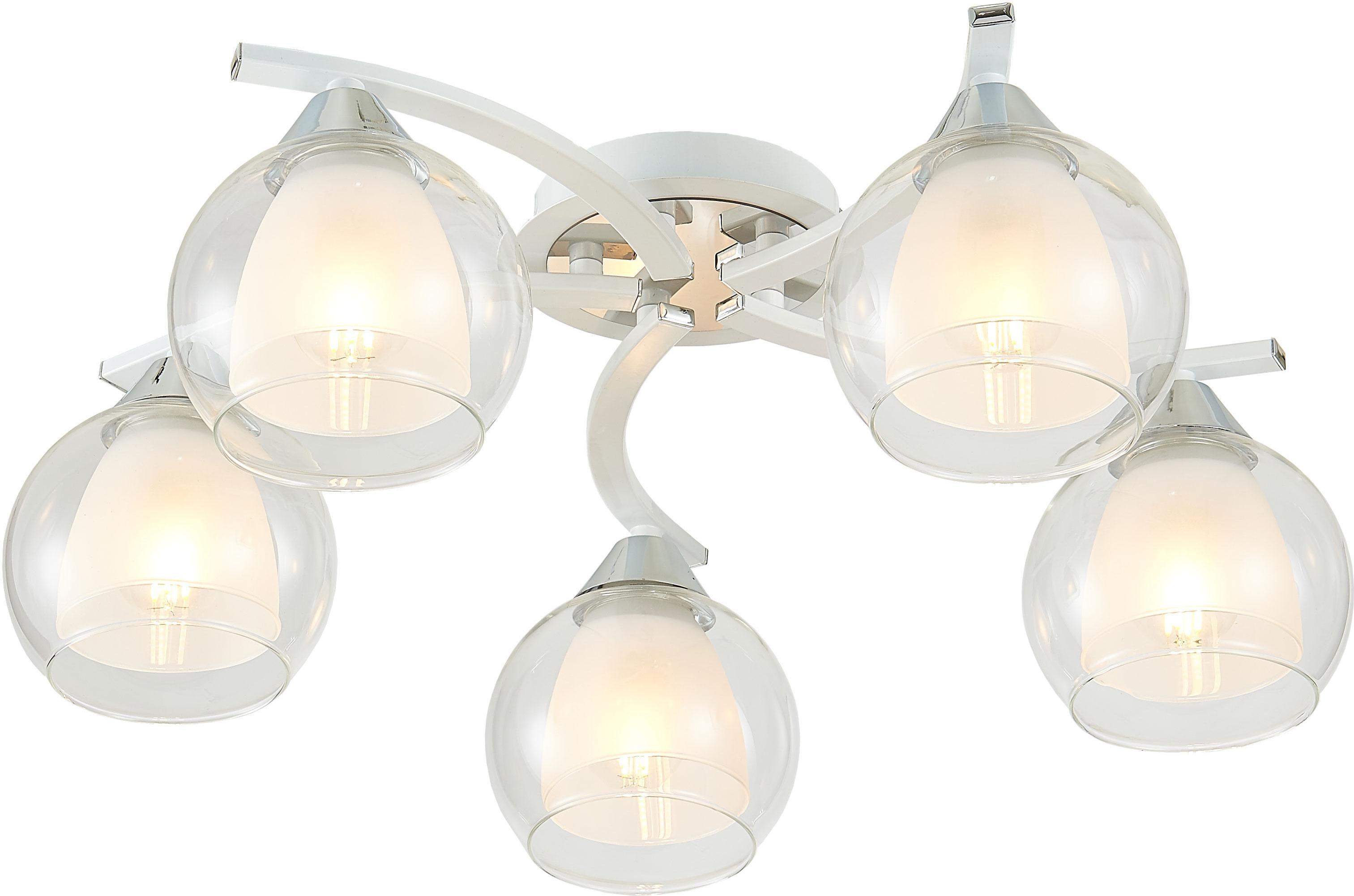 

Накладная люстра Citilux Кристи белый/хром [CL152150], Накладная люстра Citilux Кристи CL152150 белый/хром
