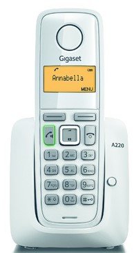 Gigaset A220 (белый) - фото Радиотелефон Gigaset A220 (белый)
