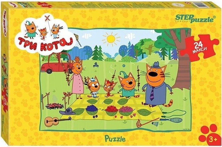 

Пазл Step Puzzle Maxi Три кота [90033], Пазл Step Puzzle Maxi Три кота 90033