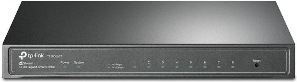 

Коммутатор TP-LINK JetStream T1500G-8T 8-портовый, T1500G-8T