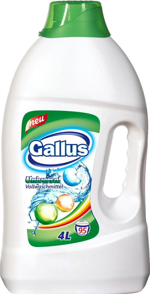 

Гель для стирки Gallus Универсальный 4л