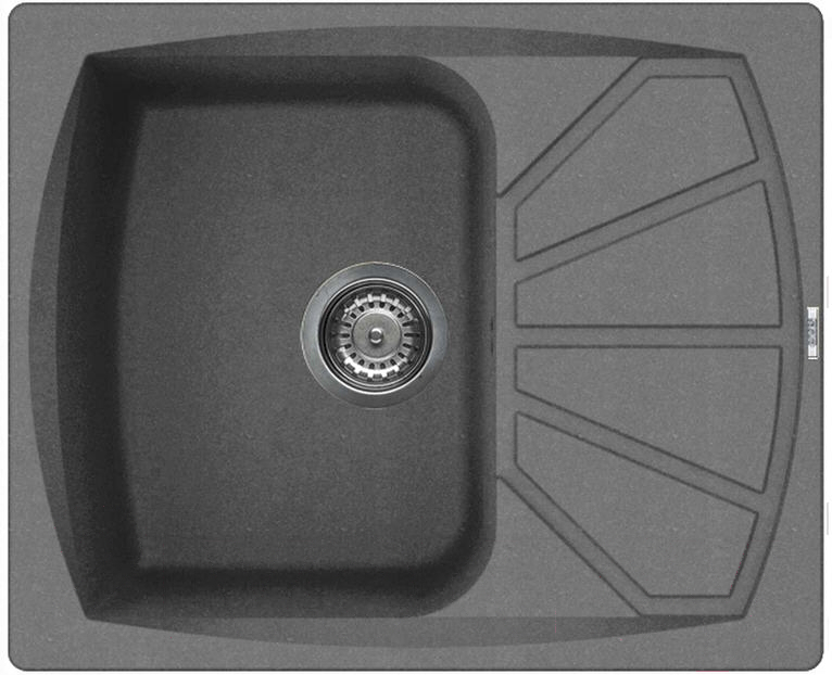 

Кухонная мойка Elleci Living 125 M73 Titanium [LML12573], Кухонная мойка Elleci Living 125 Titanium 73