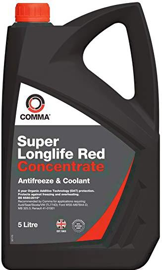 

Антифриз Comma Super Longlife 5л красный (SLA5L)