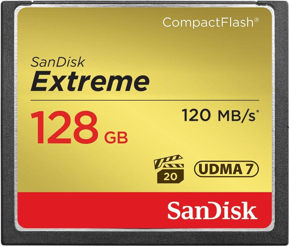 

Карта памяти SanDisk Extreme CompactFlash 128GB [SDCFXSB-128G-G46], Extreme CompactFlash 128GB