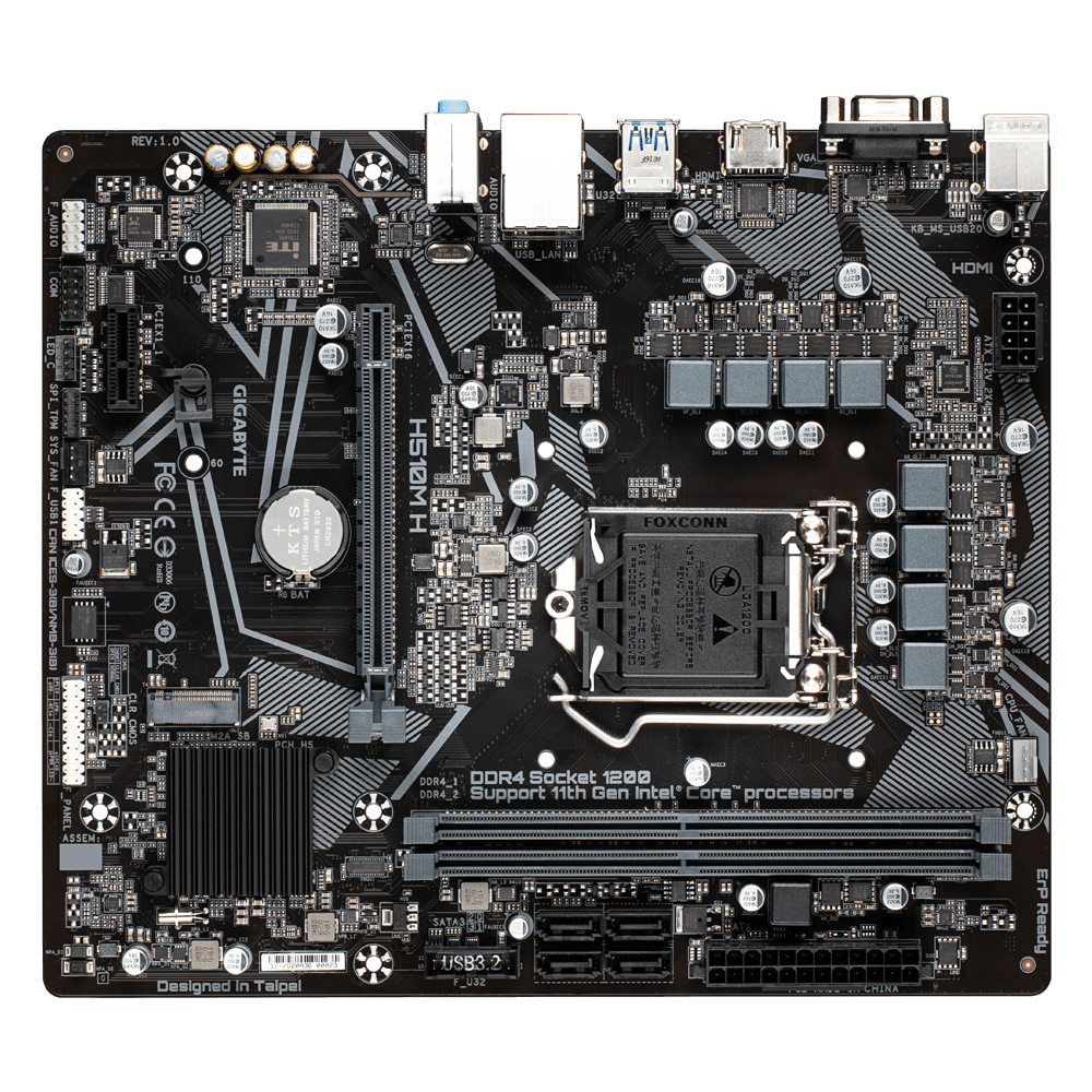

Материнская плата Gigabyte H510M H (rev. 1.3)