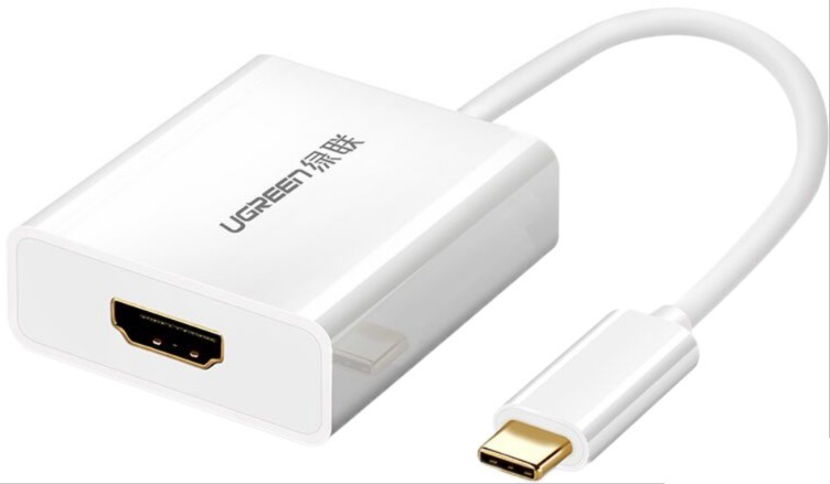 

Адаптер Ugreen 40273 Type C - HDMI, (UGREEN USB-C to HDMI Adapter 40273 (White))