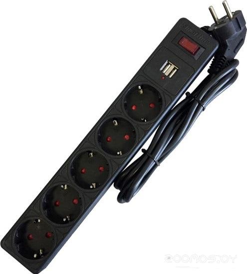 

Сетевой фильтр SmartBuy SBSP-18U-K черный, SBSP-18U-K