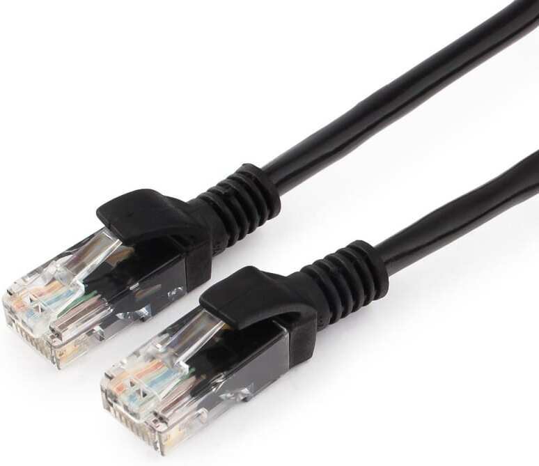 

Патч-корд Cablexpert PP12-2M/BK UTP кат.5e, 2м, литой, многожильный (чёрный)