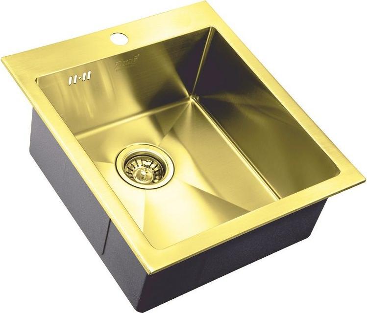 

Кухонная мойка ZorG SZR-4551 BR, INOX -PVD SZR 4551 BR
