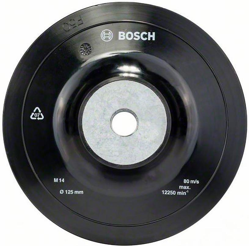 

Шлифтарелка Bosch Шлифтарелка для кругов под гайку d125 М14 [1.608.601.033], Шлифтарелка для кругов под гайку d125 М14