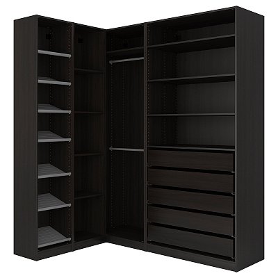 

Гардероб угловой Ikea Пакс [992.180.19], Пакс