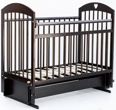 

Детская кроватка Bambini Comfort М 01.10.20 темный орех, Comfort М 01.10.20