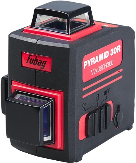 

Лазерный нивелир Fubag Pyramid 30R V2х360H360 3D (31631), Лазерный нивелир Fubag Pyramid 30R V2х360H360 3D 31631